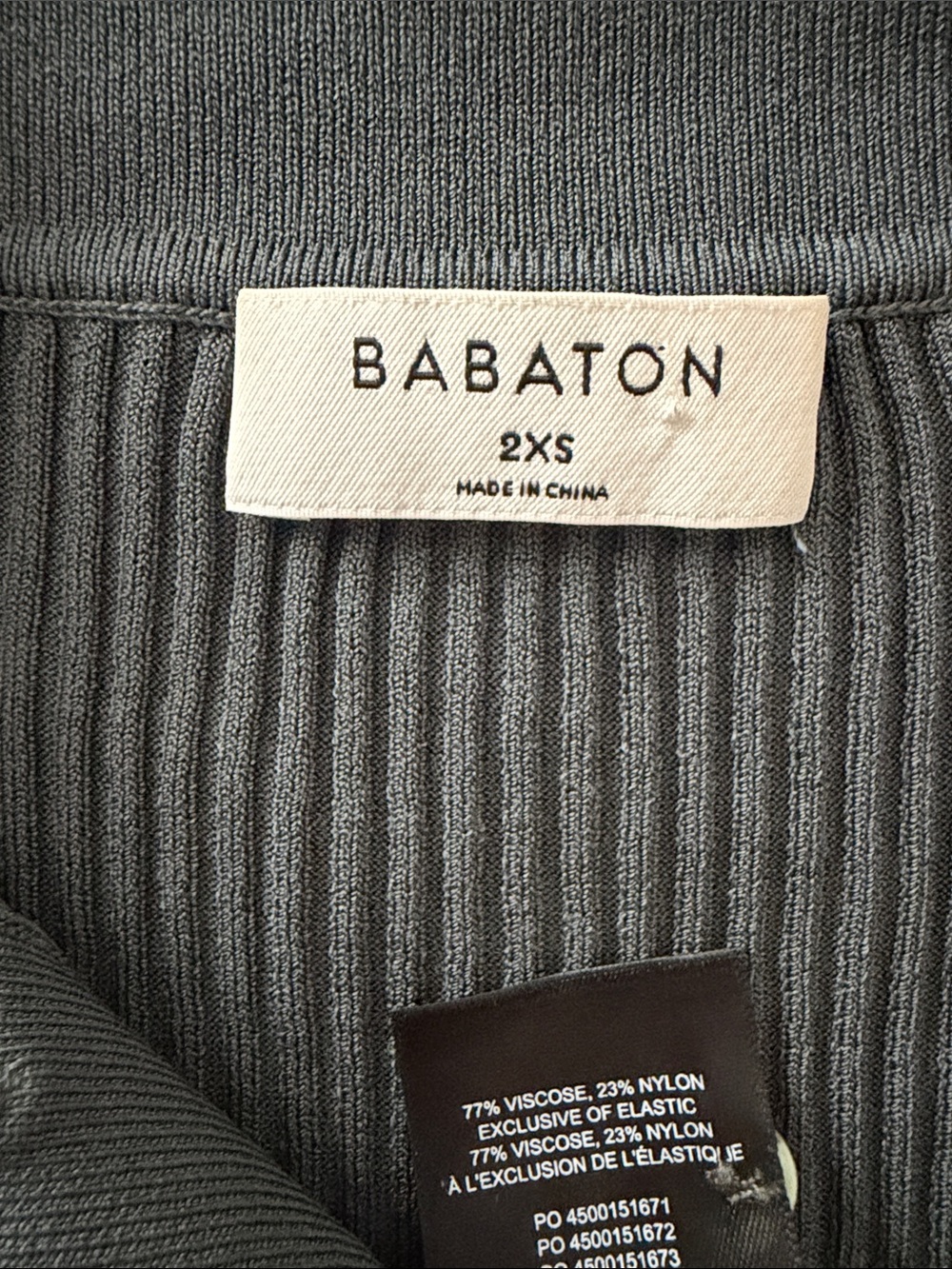 Babaton Ribbed Button Up - Picture 5 of 5
